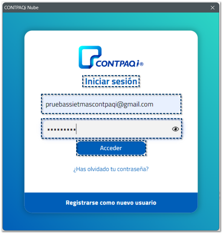 inicia sesión contpaqi nube