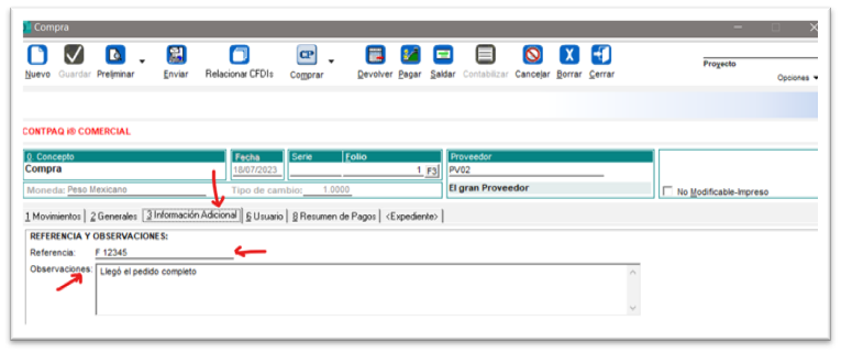 Compras Comercial Premium 9