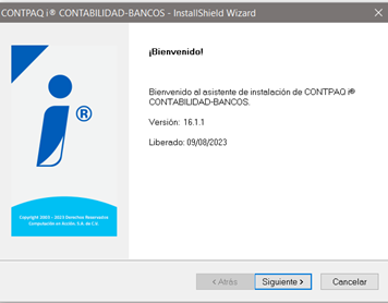 4. Descargar CONTPAQi Contabilidad   Da clic en siguiente