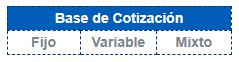 3 tipos de Base de Cotización para el salario
