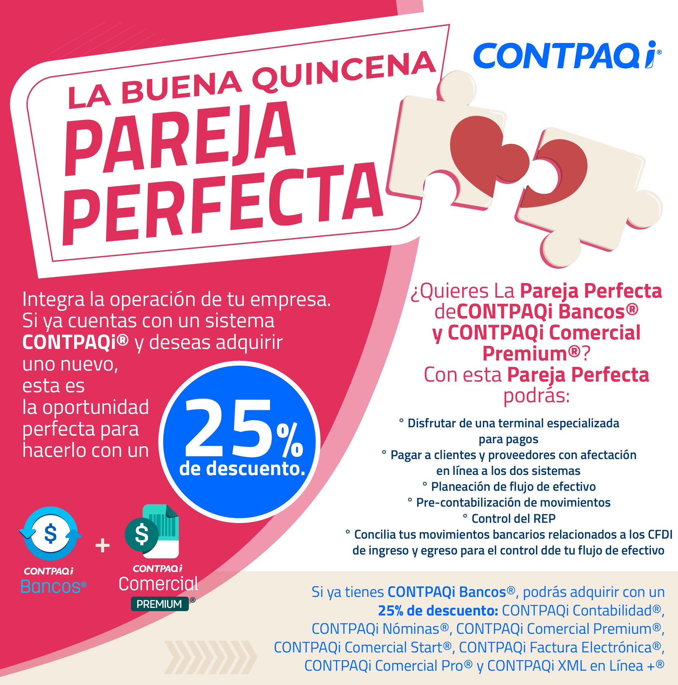 promoción contpaqi pareja perfecta