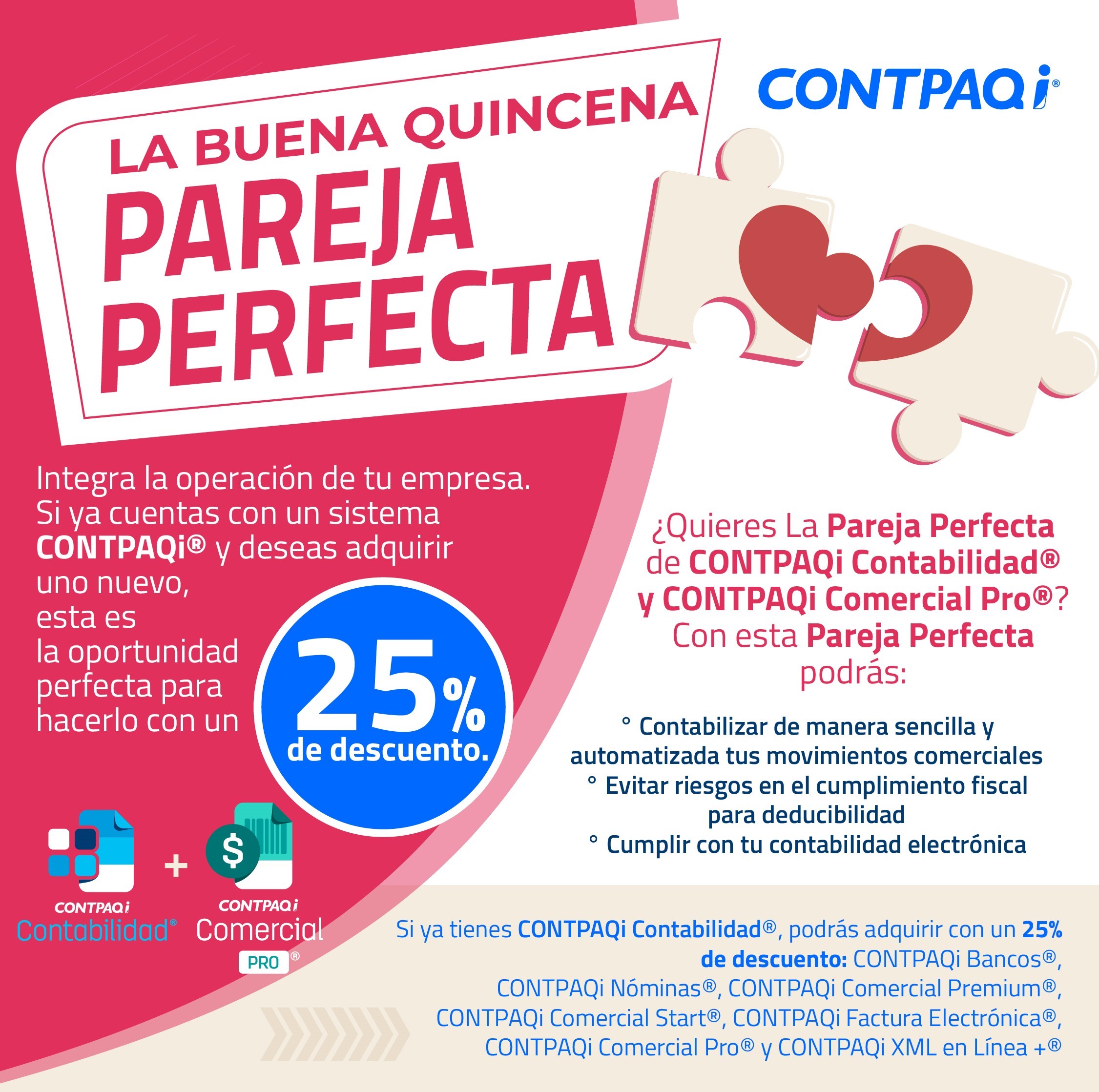 promoción contpaqi pareja perfecta